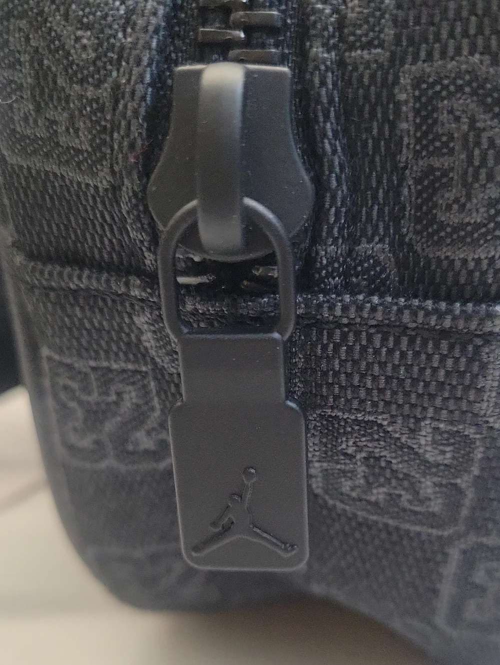 New! Jordan Jam 23 Monogram Jacquard Camara Crossbody Bag Black